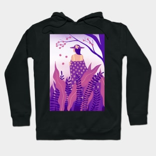 Love yourself and love nature purple version Hoodie